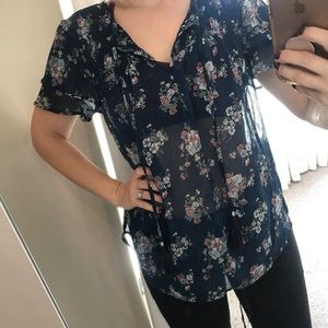 Floral Print Blouse